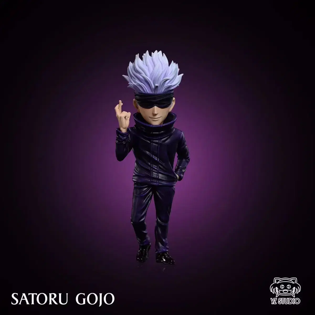 Yz Gojo Satoru Zuu Spinning Resin Statue