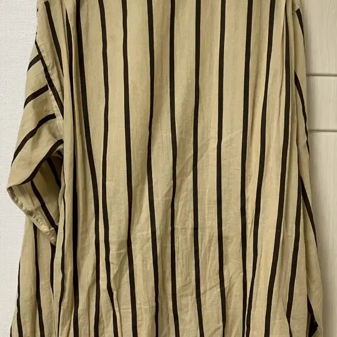 캡틴선샤인 SAFARI SHIRT BEIGE STRIPE 40