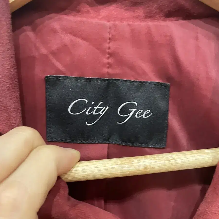 city gee 염소가죽 스웨이드 자켓 우먼즈