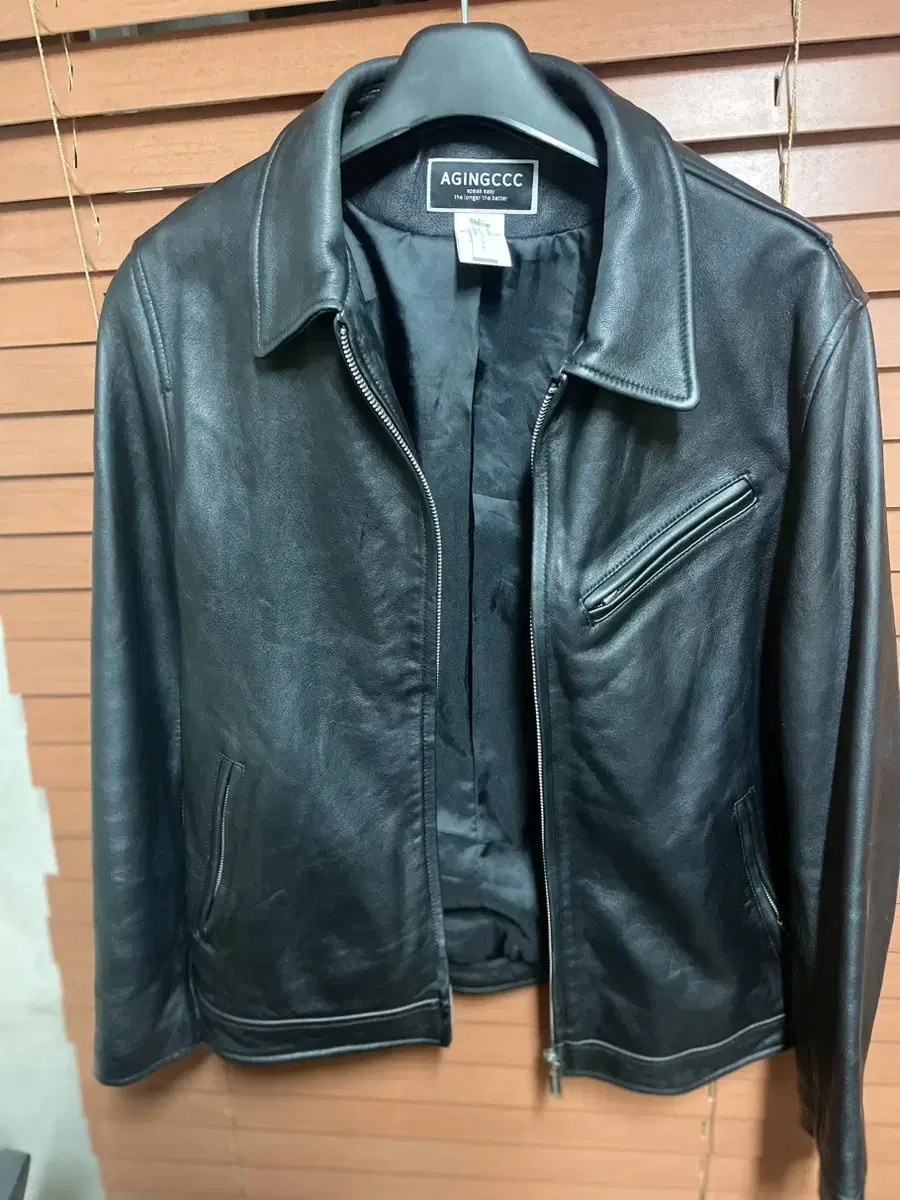 AgingCCC Lambskin Rider Jacket