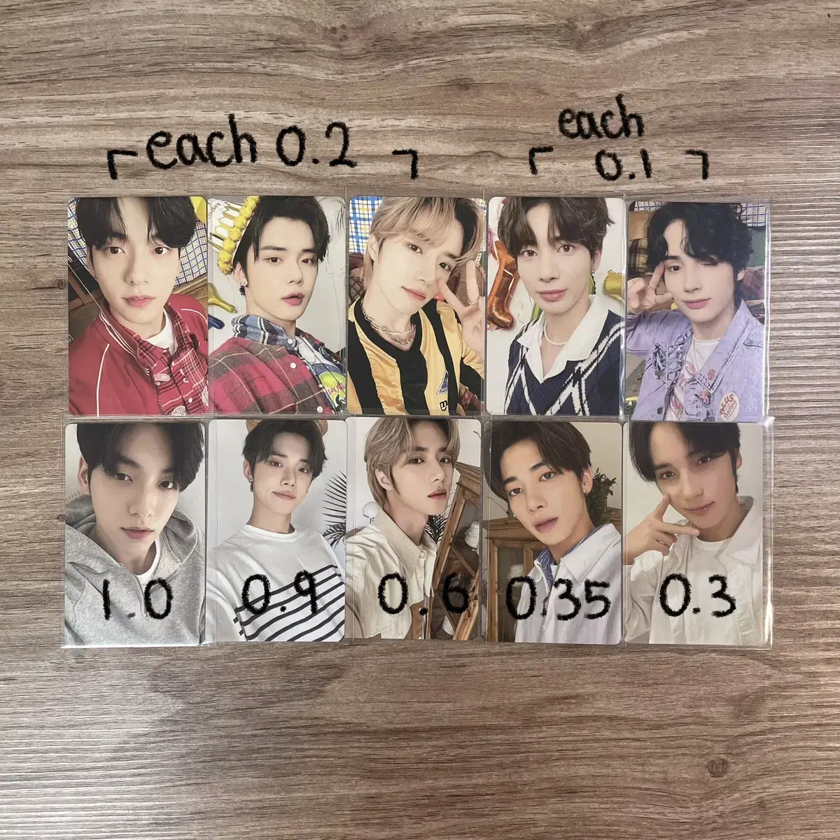 txt season's greetings home version moa kit photocard soobinyeonjun beomgyu taehyun hueningkai