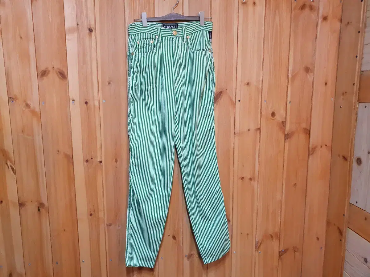 Versace (washed) Italian old model cotton pants 24 25 inches