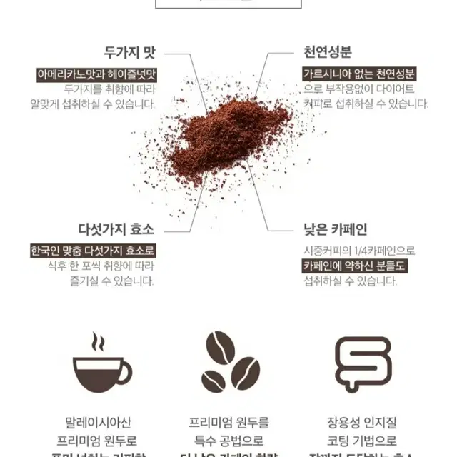 리즈커피 방탄 효소 이과수 커피 헤이즐넛맛 14포