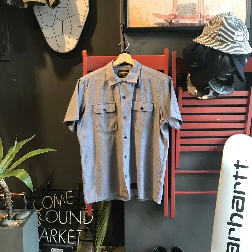 더블탭스(wtaps) 14ss 바토스 셔츠(m)