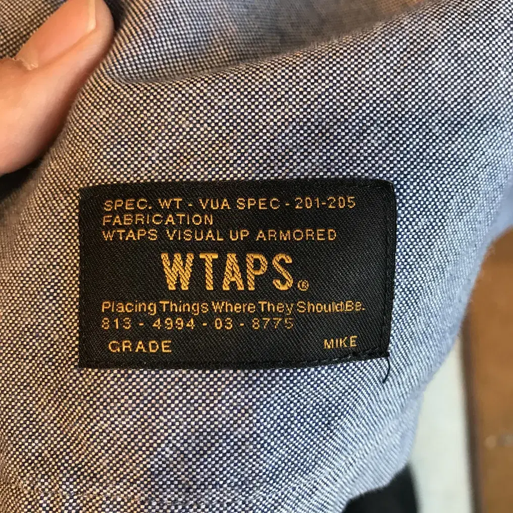 더블탭스(wtaps) 14ss 바토스 셔츠(m)