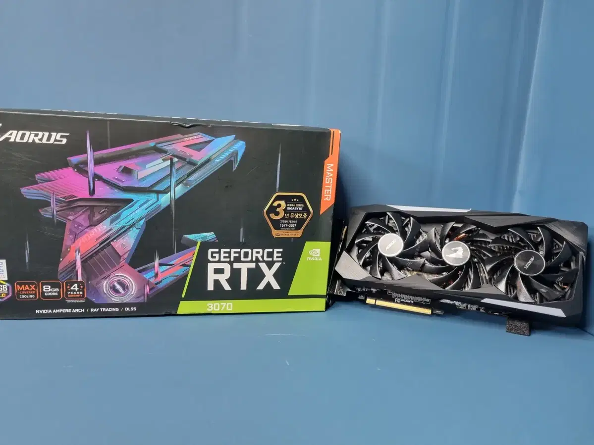 기가바이트 RTX3070 8G 어로스