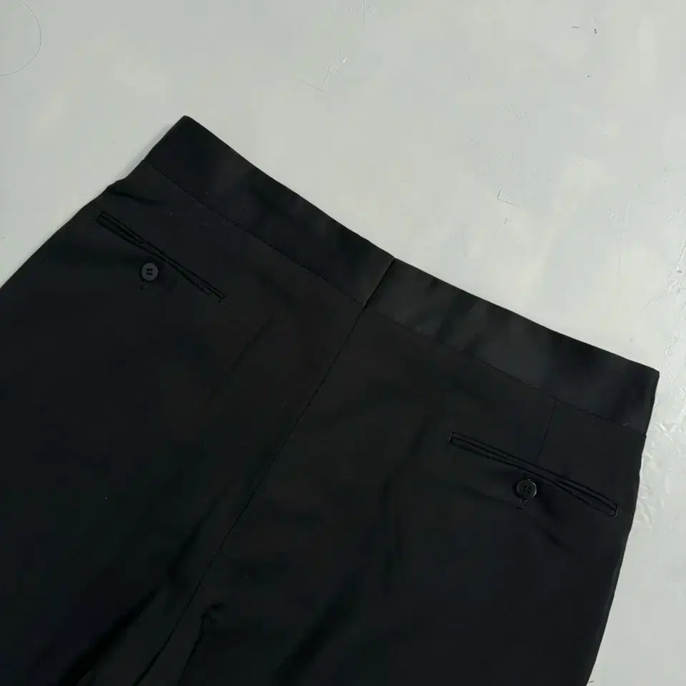 80s gucci two tuck side line trouser