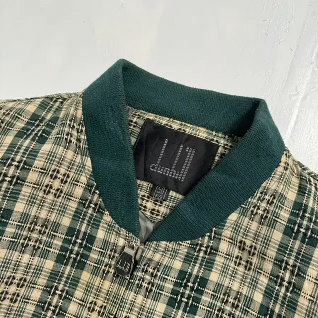 80s alfred dunhill check blouson