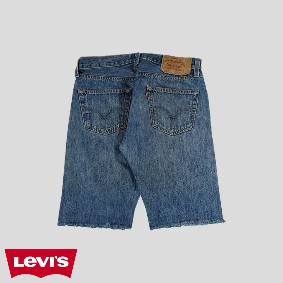 Levi's 501 00S Medium Blue Wash Straight Fit Button Fly 5-Part Denim Vahn