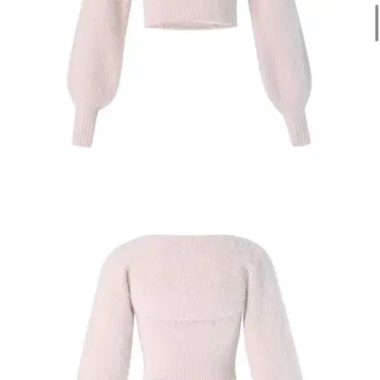 낫유어로즈 / Soft effy bolero set (pink)