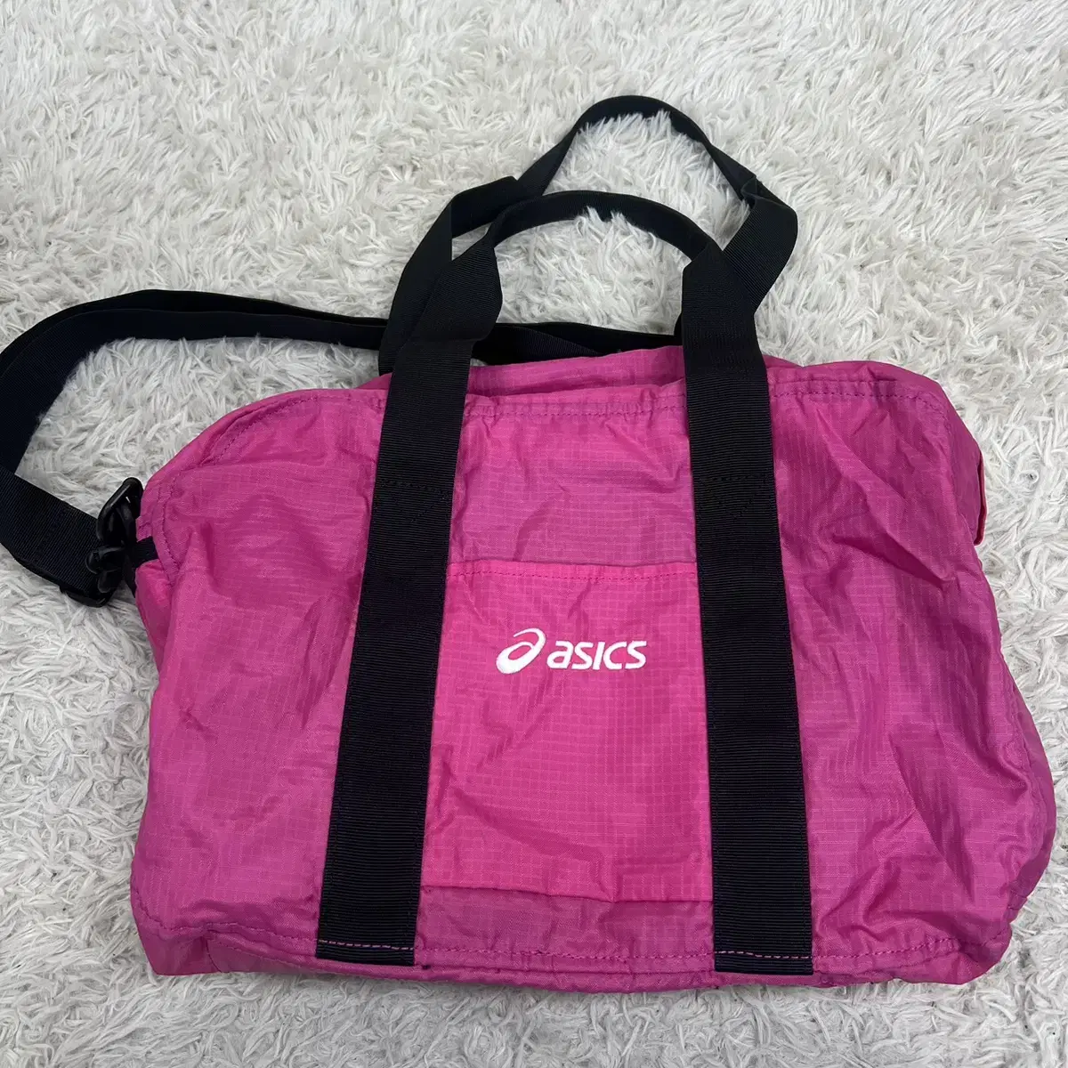 Asics Pink Nylon Crossbody Bag