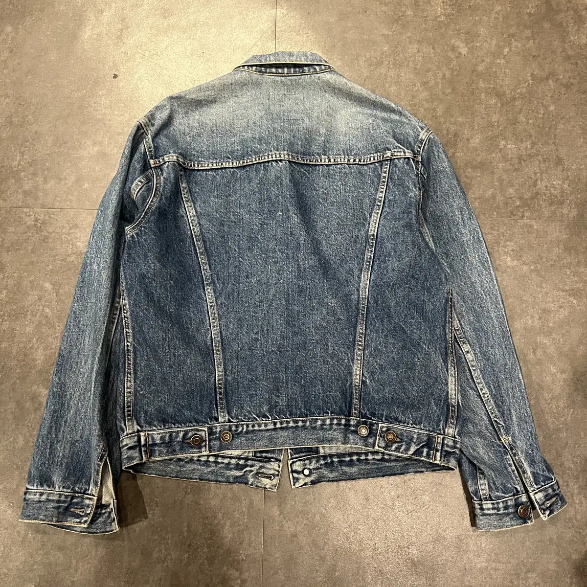 (END) LEVI'S 리바이스 501 더블 포켓 데님 청자켓 L