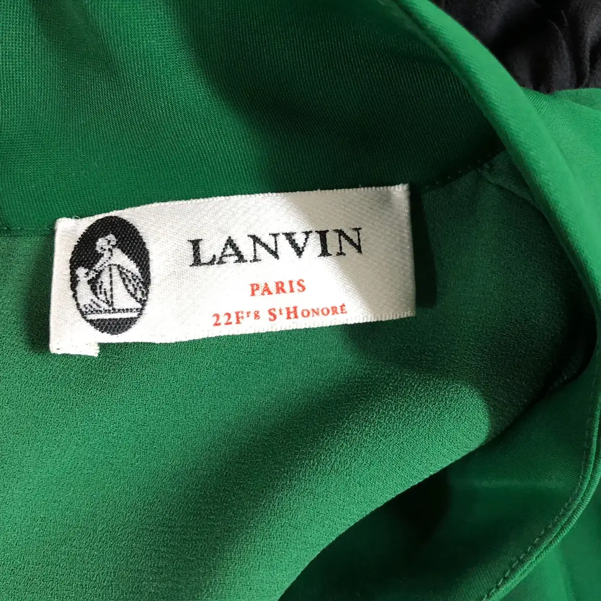 [ LANVIN ] 랑방 파리 실크100 플리츠 롱 원피스