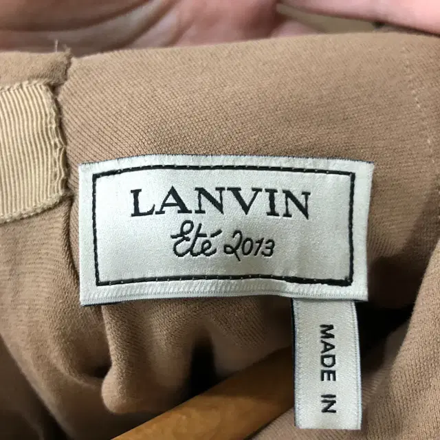 [ LANVIN ] 랑방 파리 드레이프 백 트임 롱 원피스