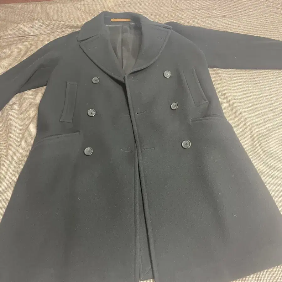 Scye wool double breasted coat 22fw