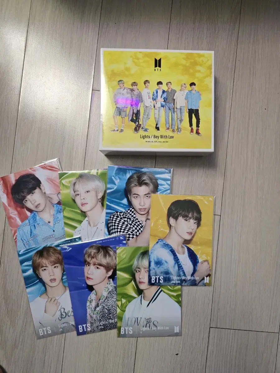 BTS BWL Japan Singles 4-Piece Set