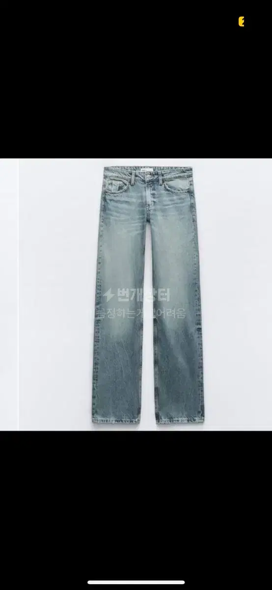 [KR 24] ZARA JEANS TRF 스트레이트 로우라이즈 블루