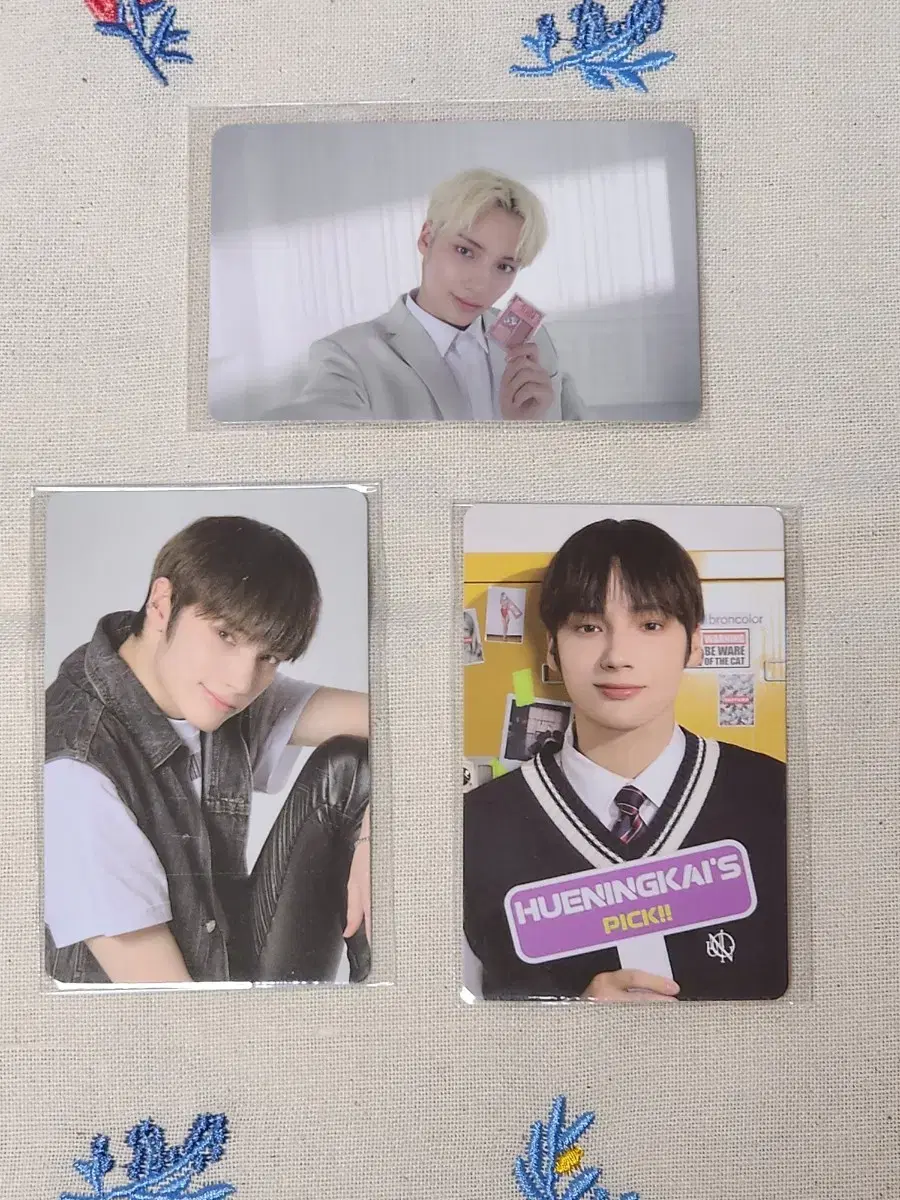 txt hueningkai poetry 5th 6th 7th photocard bulk