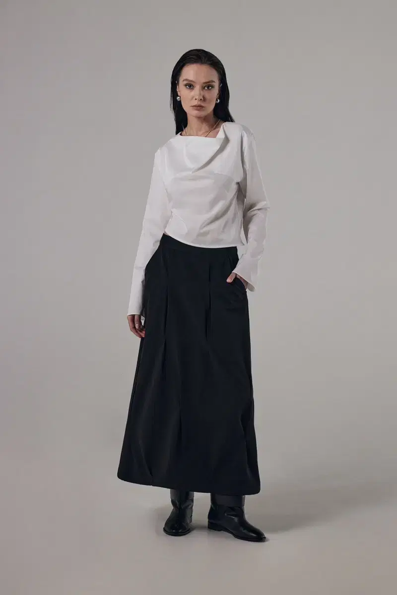 트리밍버드 Bar-tack Pleated 2-way Fit Skirt