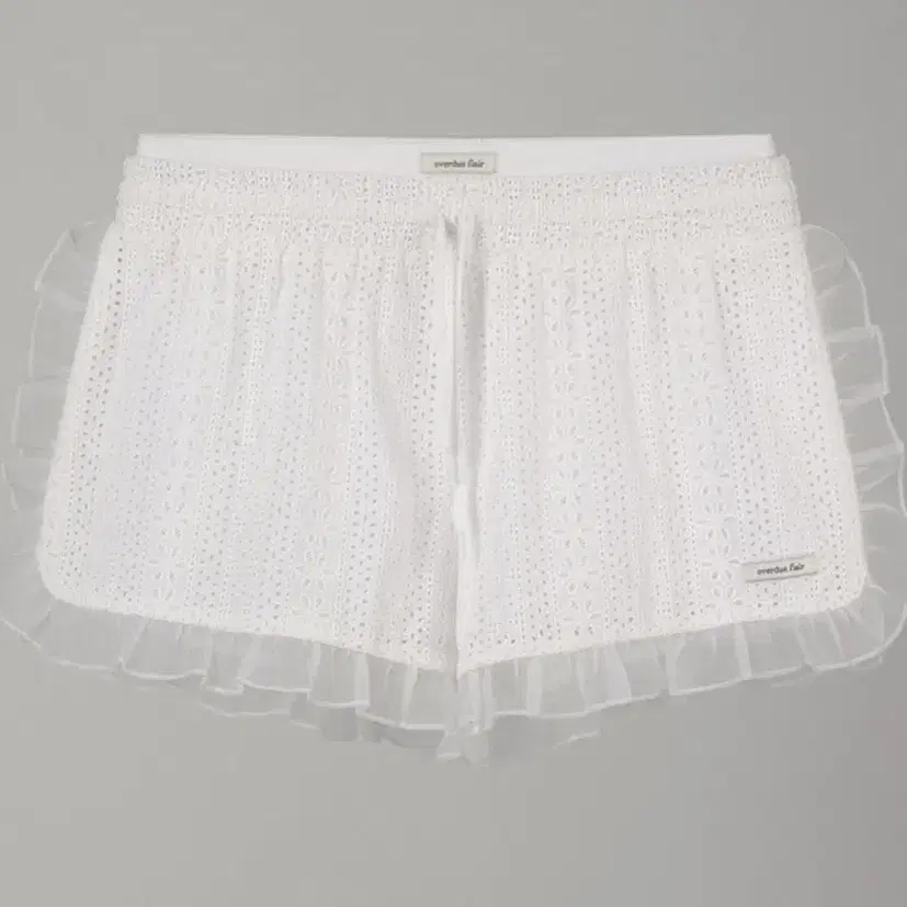 오버듀플레어 ORGANZA FRILLED SHORTS