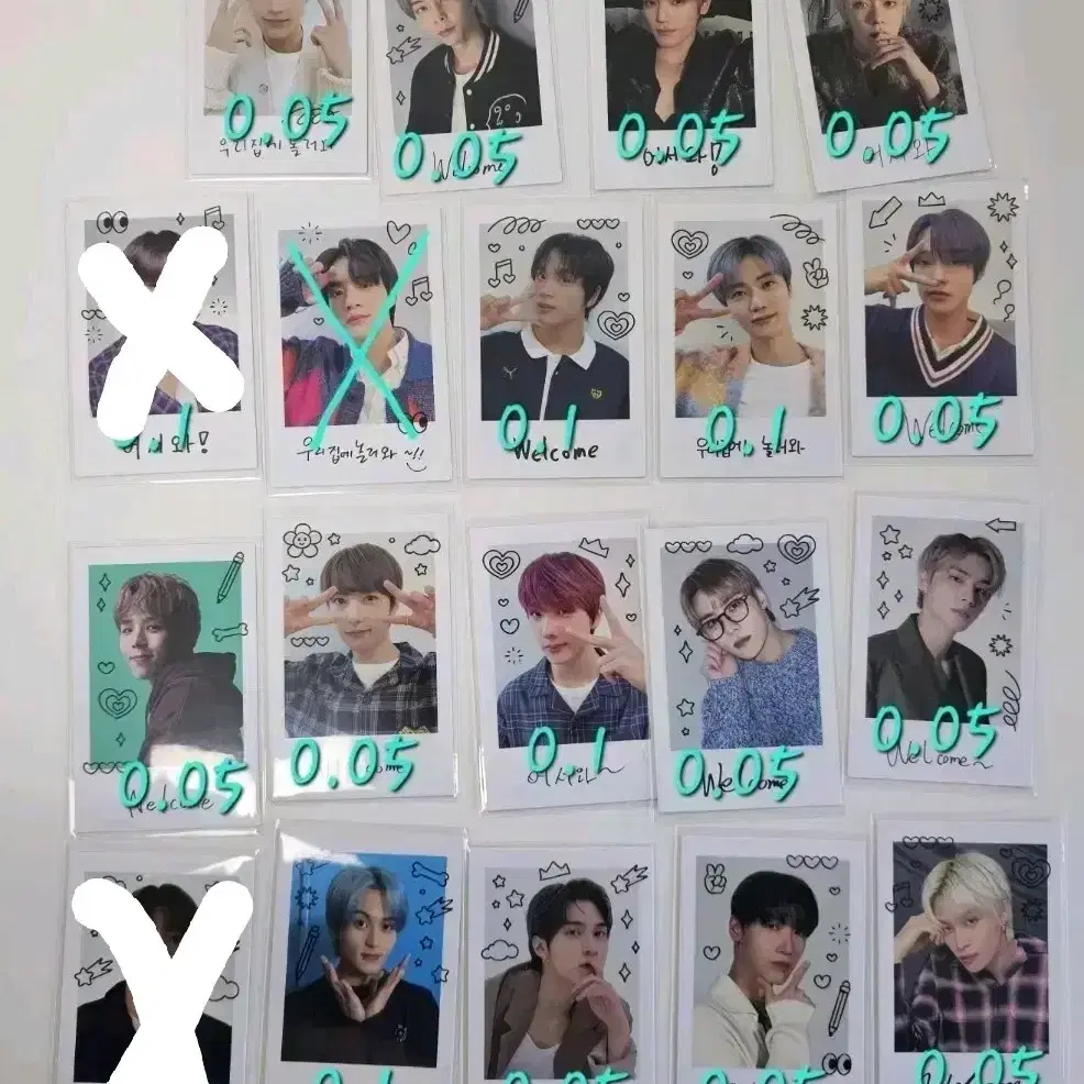 nct home polaroid set B 폴라로이드 양도