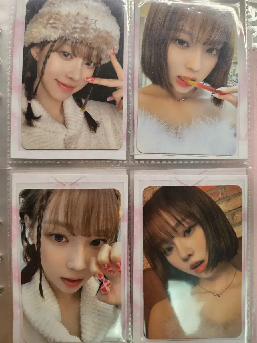 Winter Pink Christmas (not individually designed) photocard unreleased photocard Bulk