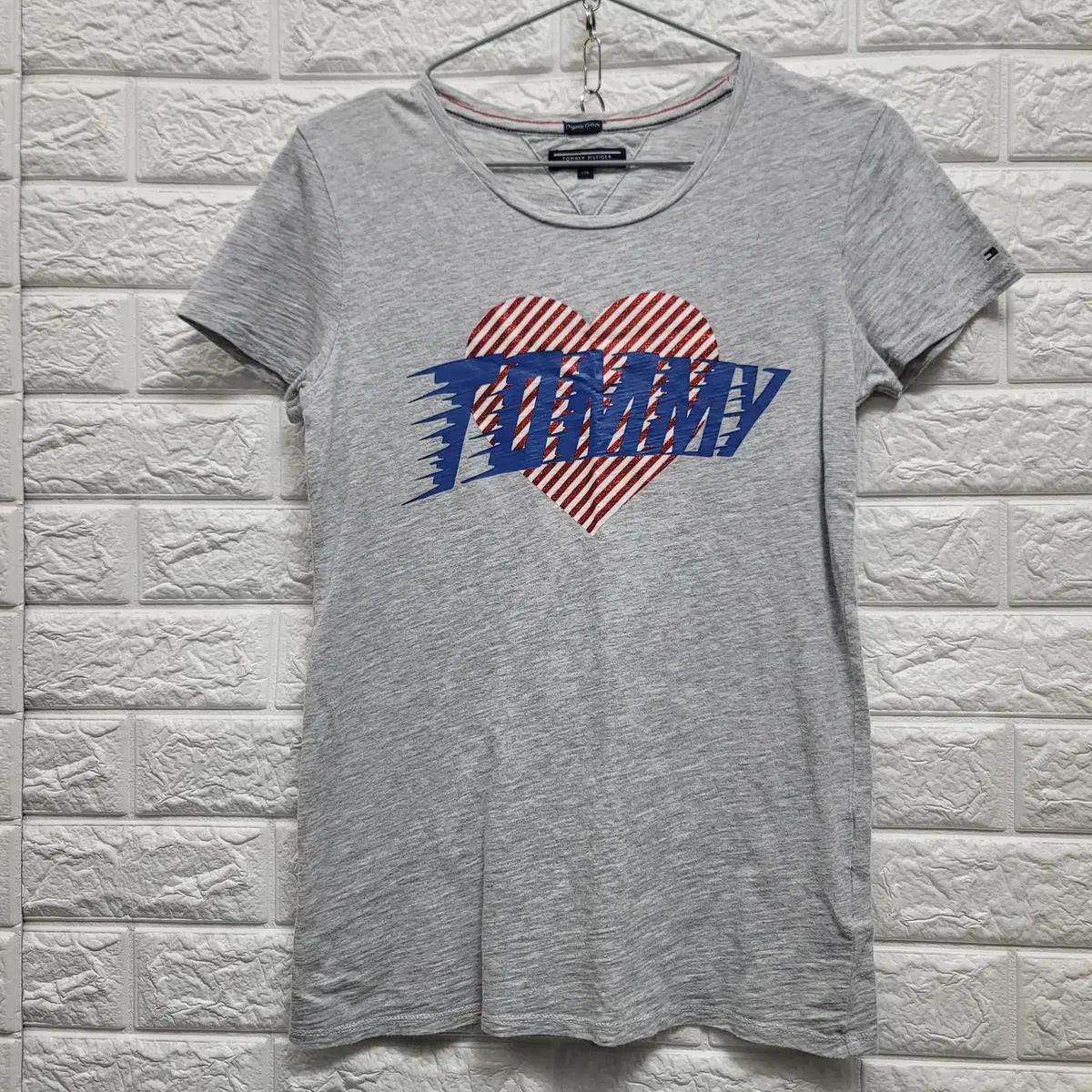 XS(TOMMY HILFIGER) Tommy Hilfiger Round Vahn Short Sleeve T-Shirt 42*60