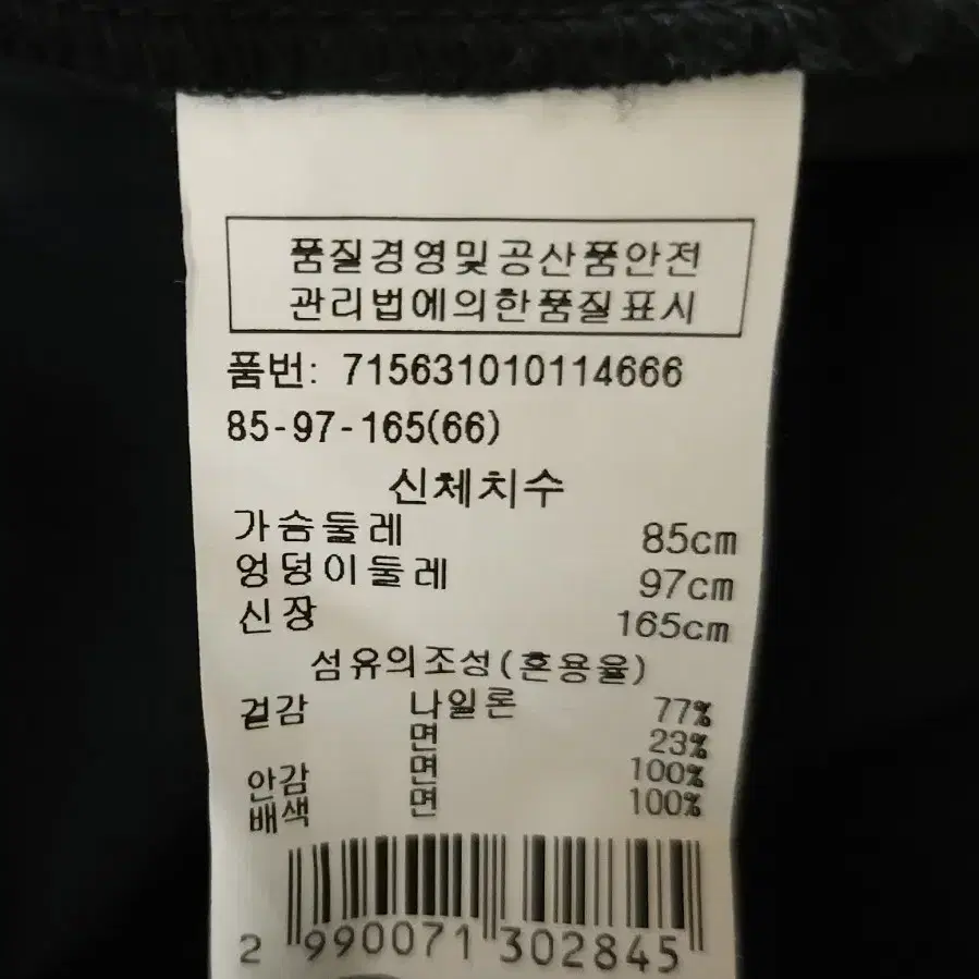 VOV 보브 오버핏 더레인 롱자켓 네이비 66