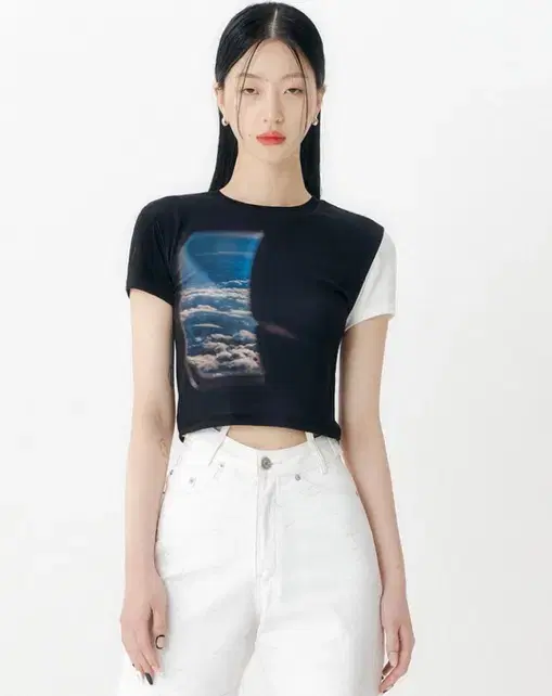 YUSE YUSE Slim Jersey Crop Top Airframe New