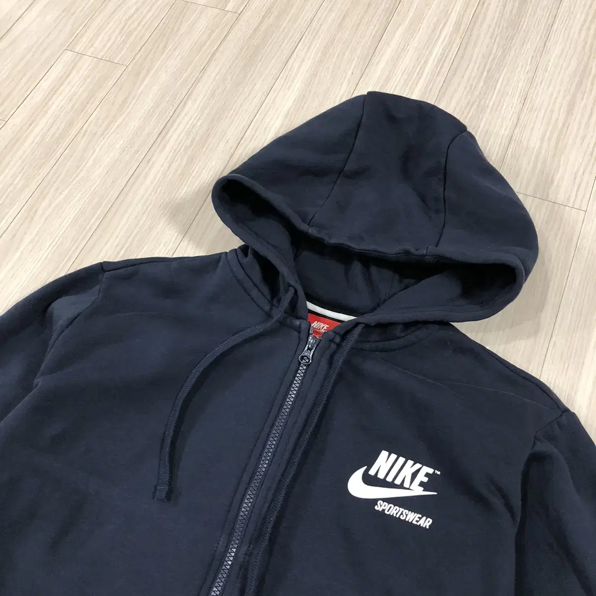 Nike hood zip-up. XL