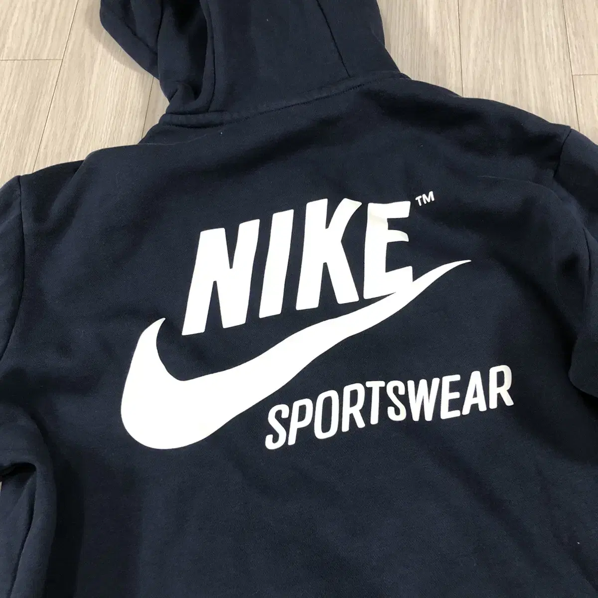 Nike hood zip-up. XL