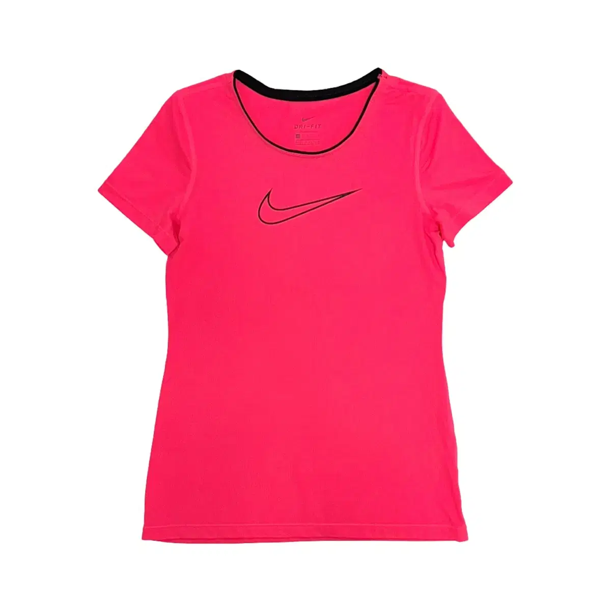 Nike Swoosh Dry Fit Jersey Vahn Short Sleeve Hot Pink Training Top