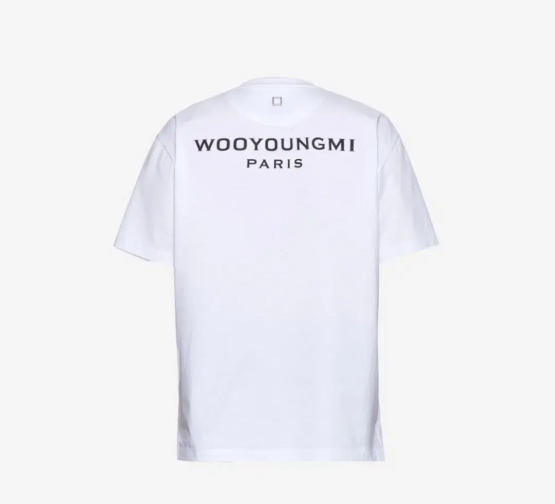 [NEW]WOOYOUNG Cotton Back Logo Vahn Short Sleeve T-shirt White