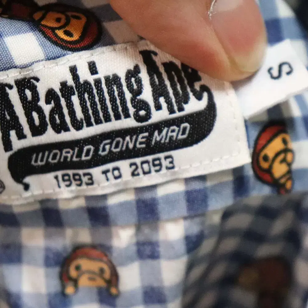 a bathing ape 남성90~95 반팔셔츠 구제렐라uf535