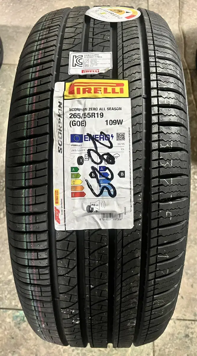 [새상품]2655519 피렐리 스콜피온제로올시즌 GOE 265/55R19