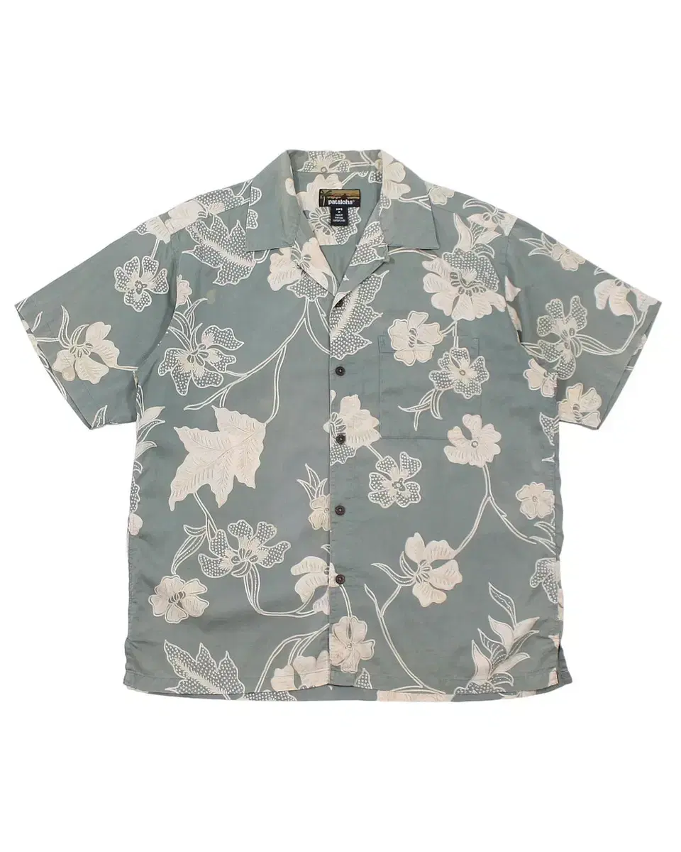 [M] 2000s Pataroha Aloha Half Shirt Vintage Hawaiian Patagonia