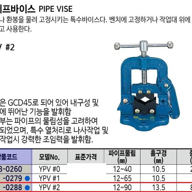 (새제품)용수 파이프바이스2# 판매합니다.