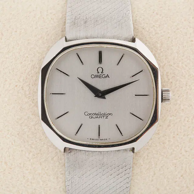 오메가 컨스텔레이션 OMEGA Constellation 쿼츠 실버다이얼