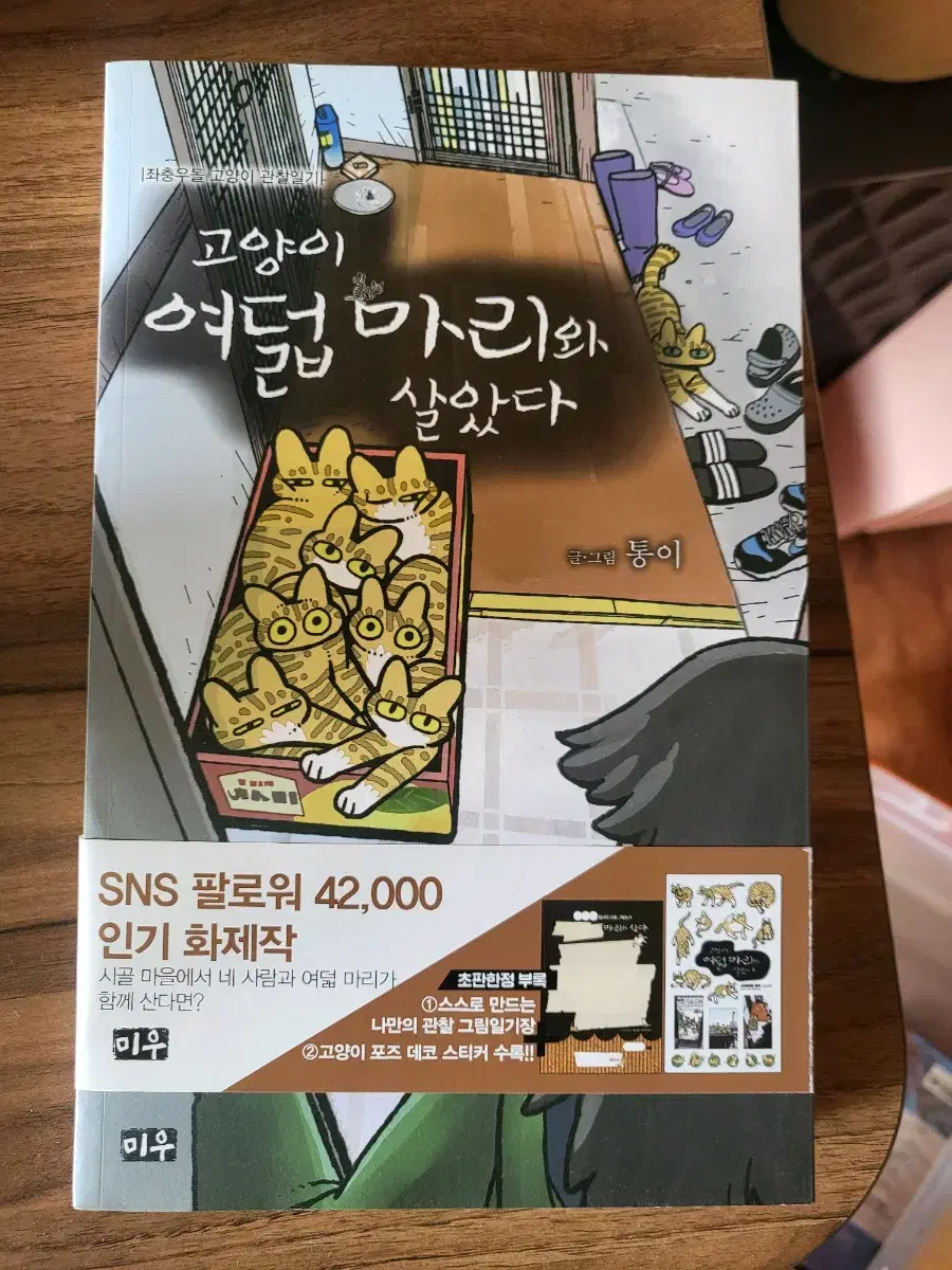 고양이 여덟마리와 살았다 만화책