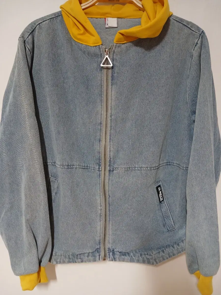 Fish Hooded Jeans Jacket