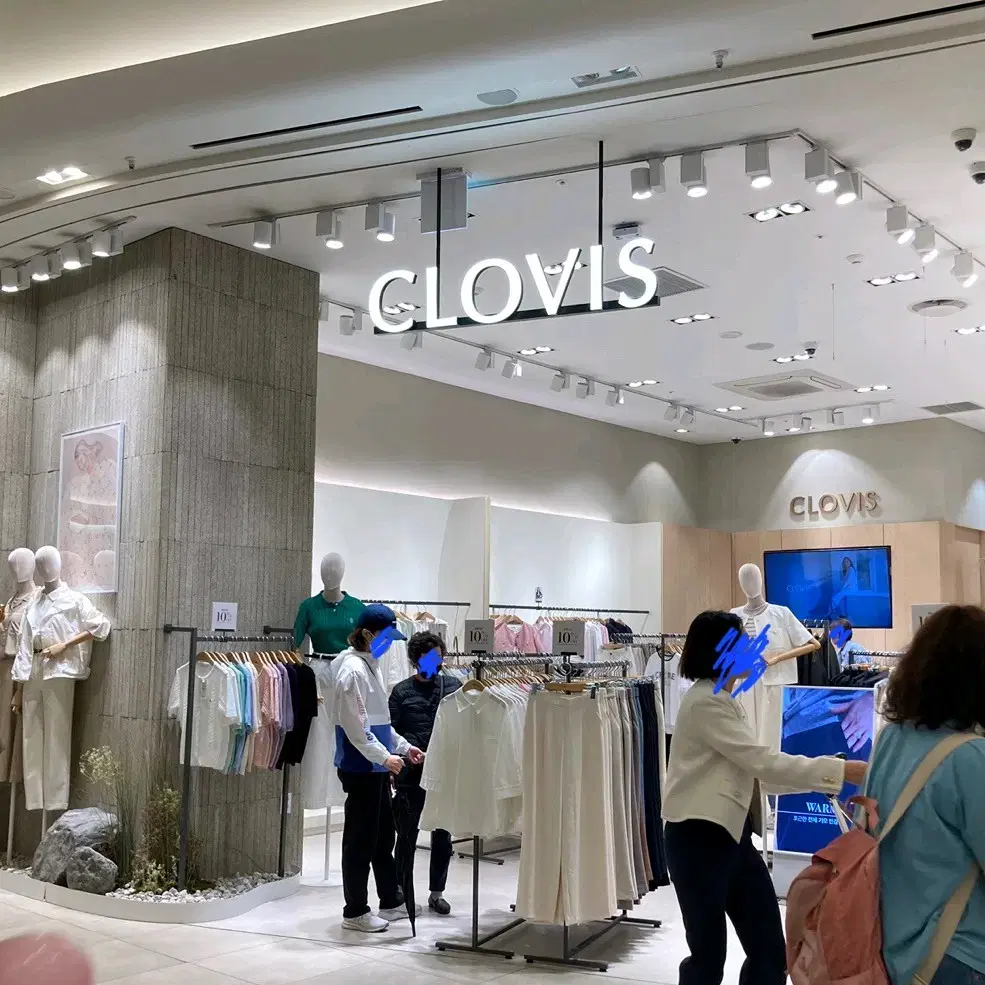 (한번입음) CLOVIS 화이트 배색 린넨자켓 여성 춘하 베이직 클로비스