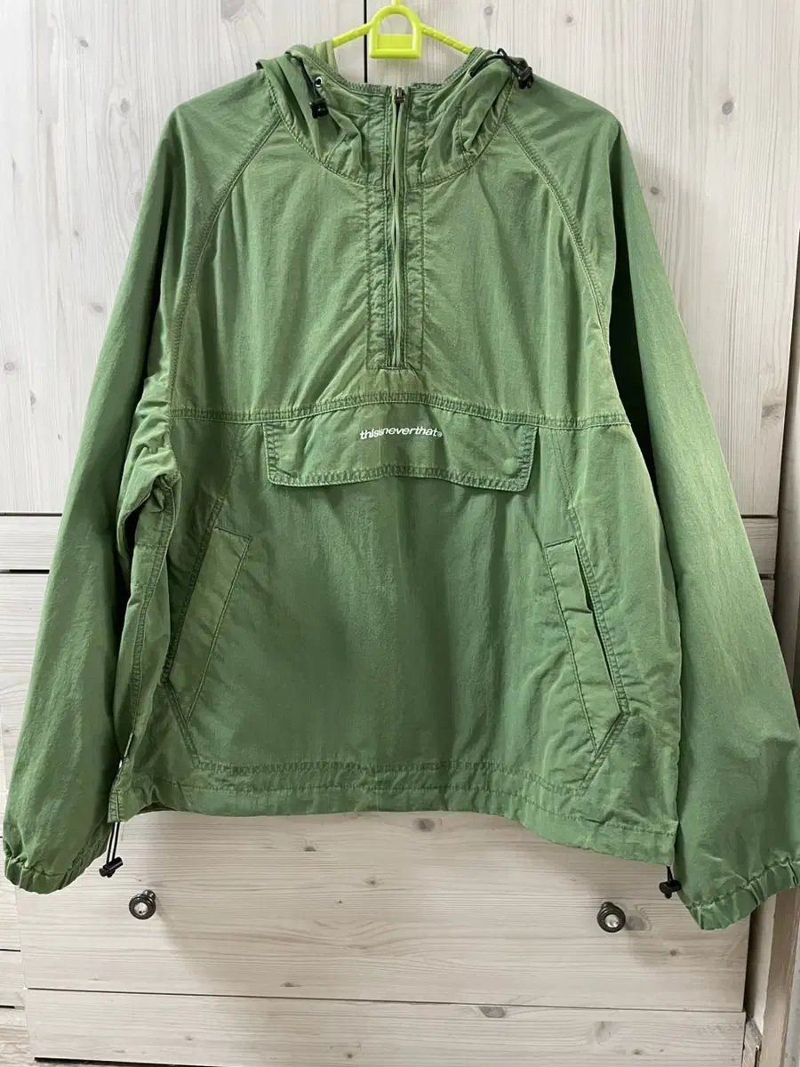 This Is Never That Anorak Jacket Light Green