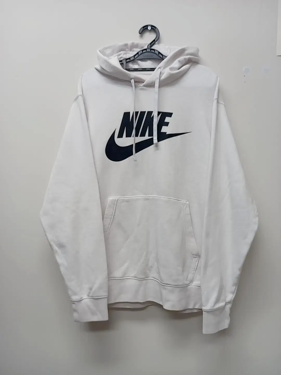 Men's XL Nike Brushed Hoodie White