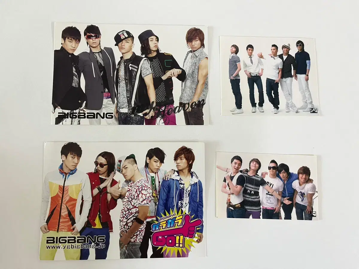 Big Bang official goods sticker postcard Photocard