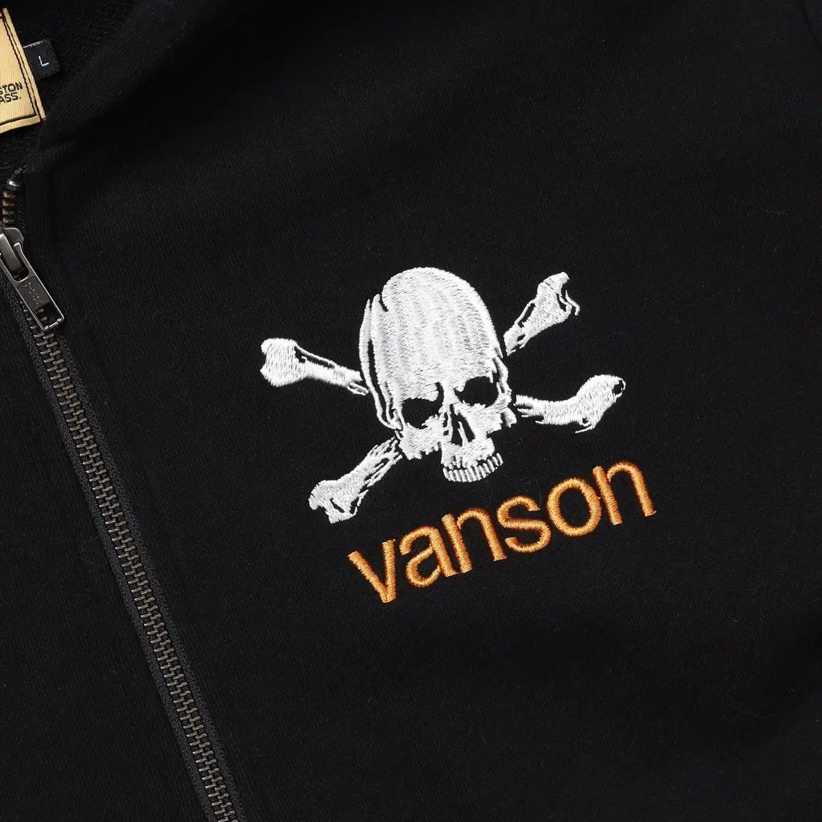 VANSON Skull Zip Up Hoodie