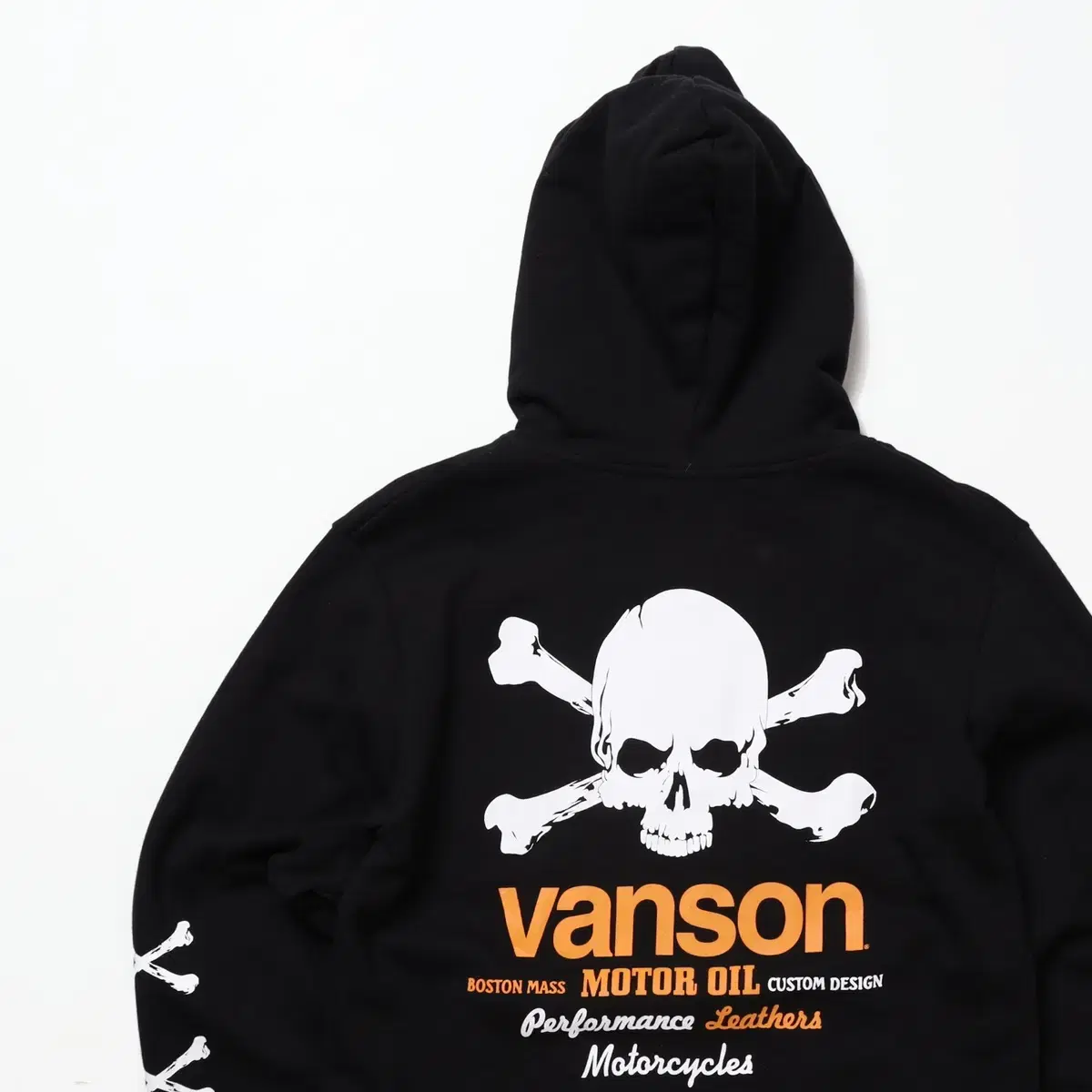 VANSON Skull Zip Up Hoodie