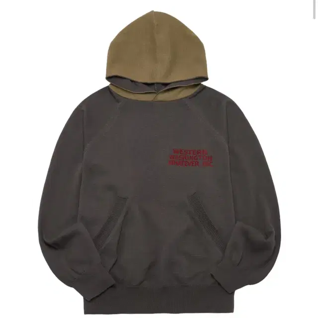 Etce WWW knit Hoodie (gray)