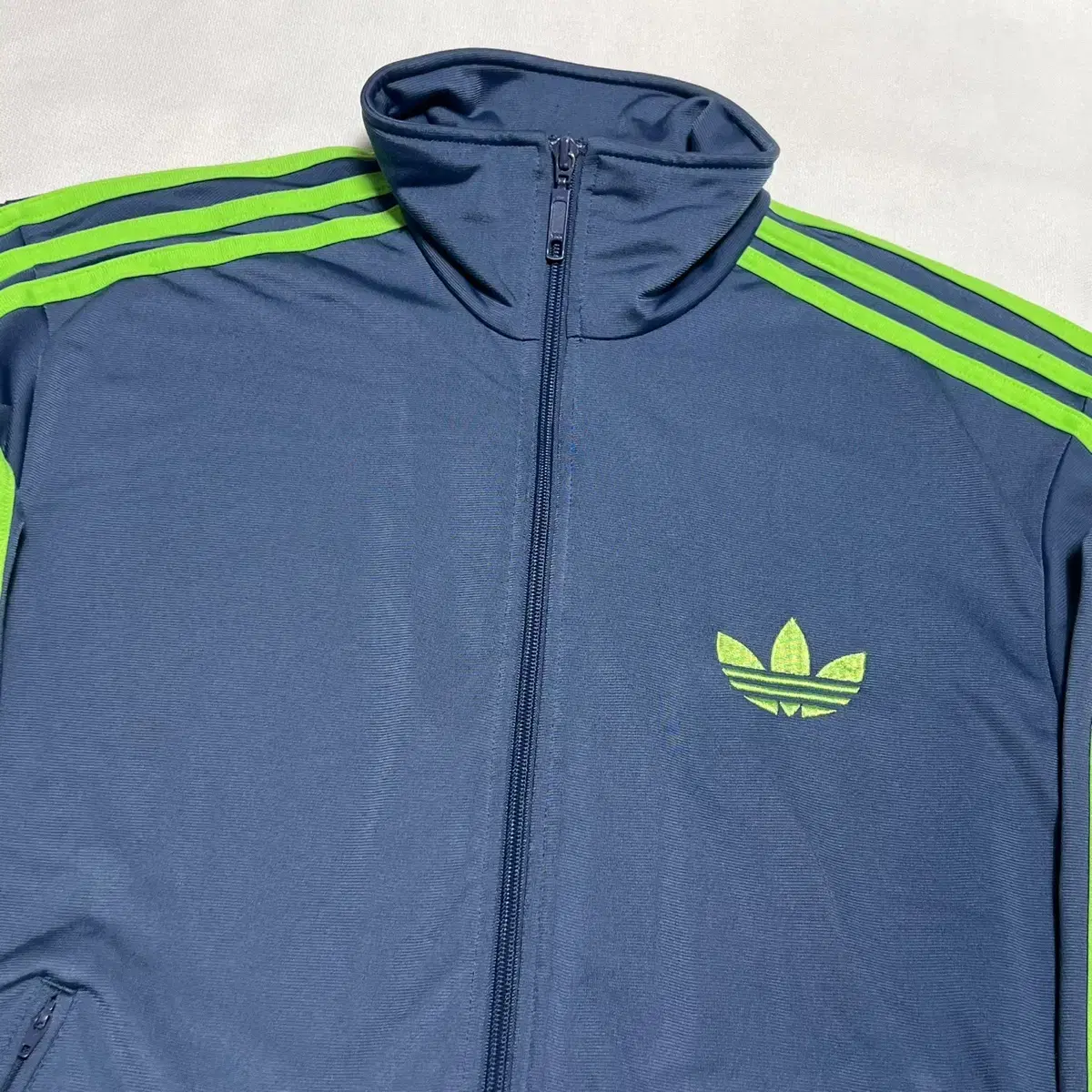 S Adidas Firebird Stone Bloo Fluorescent Line Tracktop