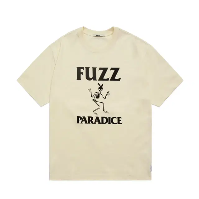 [L] FUZZ BUNNY BONE TEE cream 판매합니다!