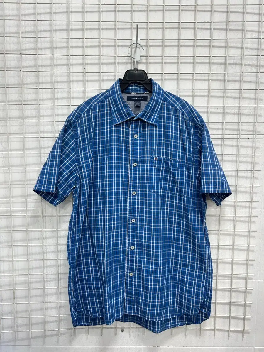 [Tommy Hilfiger] Men's Checked Short-Sleeved Shirt 100 Recommendations